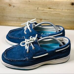 L. L. Bean Blue Lakeside Boat Shoes